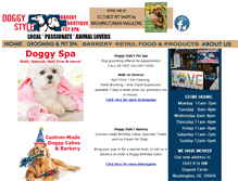 Tablet Screenshot of doggystylebakery.com